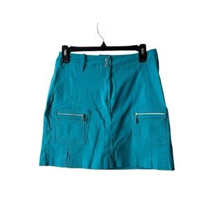 Jamie Sadock Blue Active Athletic Resort Golf Skirt Skort Tennis Outdoor